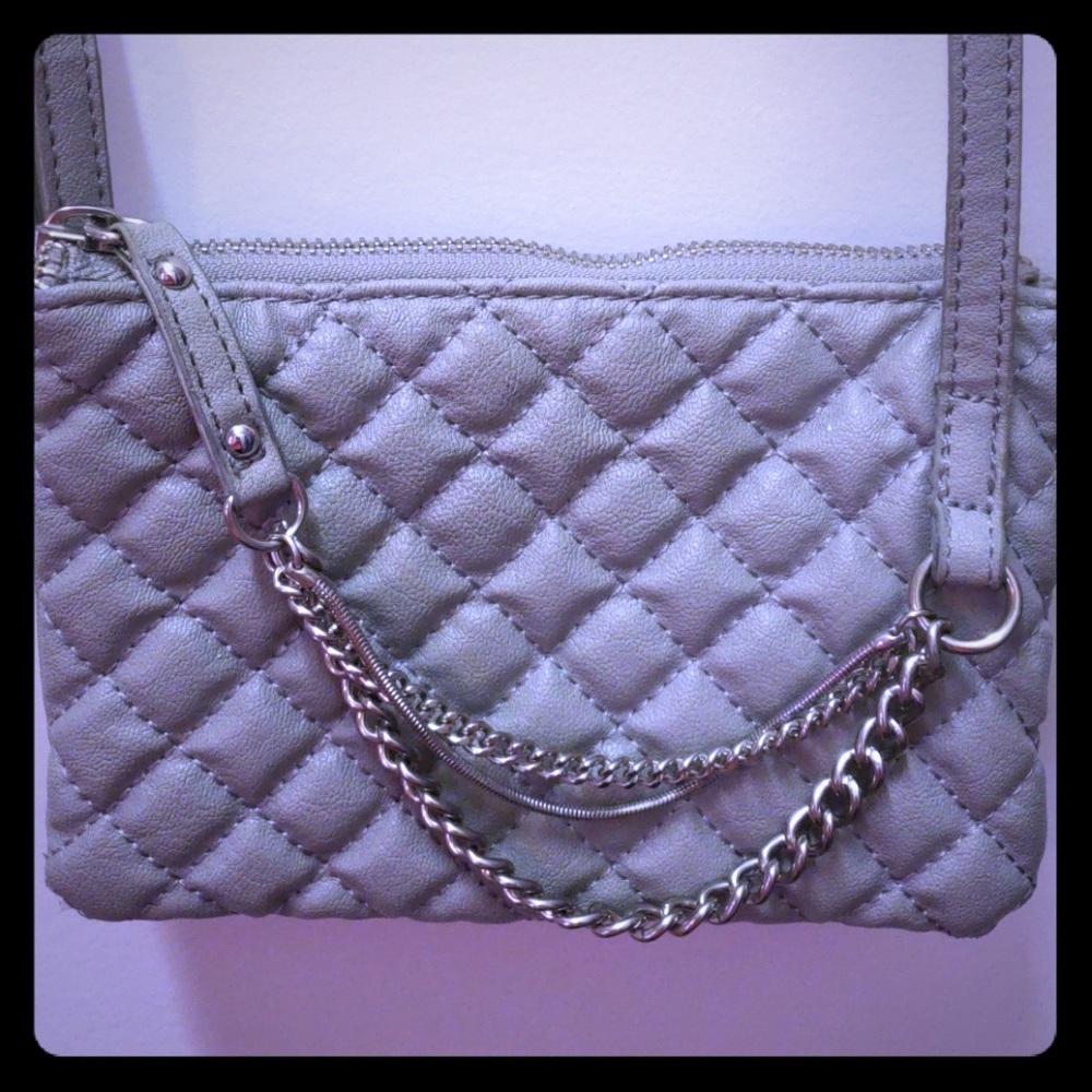 Express Gray Clutch/Crossbody